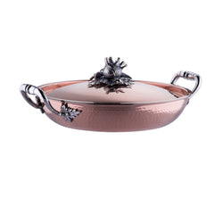 Hand-hammered, copper gratin with stainless steel lining from Ruffoni