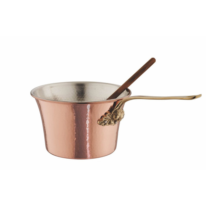 Hand-hammered copper, tin-lined Polenta Pot from Ruffoni