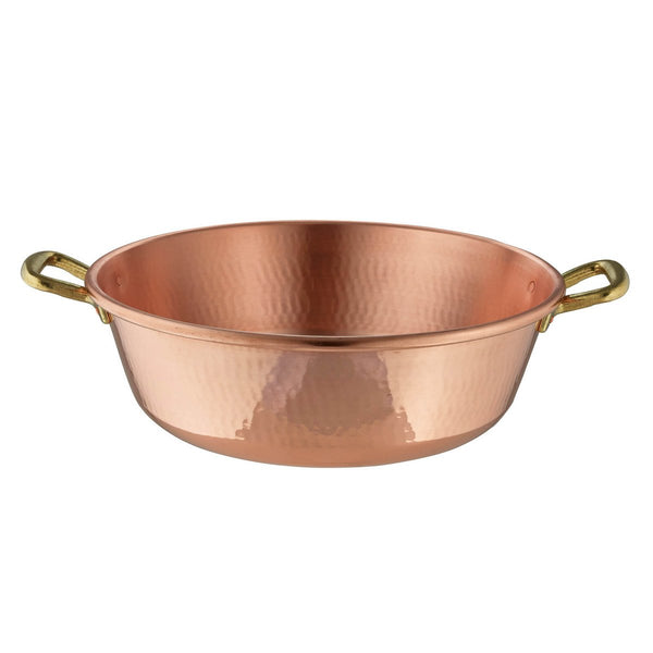 hand-hammered copper jam pot from Ruffoni