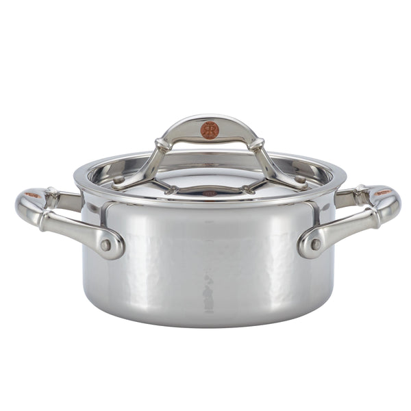 Ruffoni Symphonia Prima hand-hammered stainless steel sauce pot 2qt