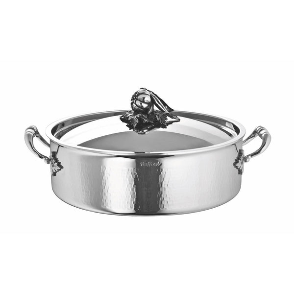 Large hand-hammered, clad stainless steel braiser from Ruffoni